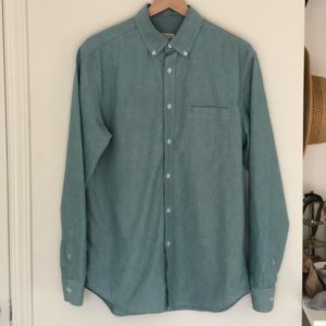 Merona button up shirt - sea blue/green